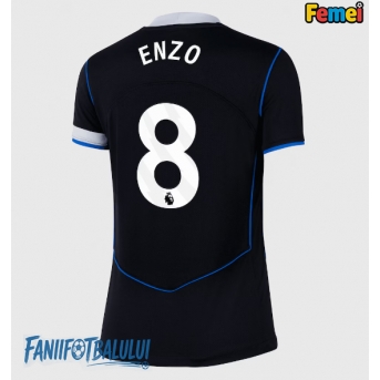 Chelsea Enzo Fernandez #8 Tricou Fotbal Replică 2025-26 Femei Treilea